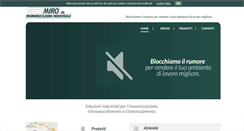 Desktop Screenshot of miroinsonorizzazione.com